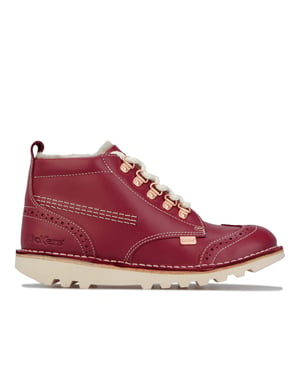 Patchers Fur Hiker Kids Borgoña Boots