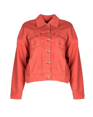 Patrizia Pepe Chaqueta de mujer rojo, naranja
