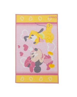 Alfombra pelo antiestático Minnie and Pluto 86197 infantil