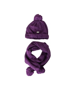 Set de Gorro y bufanda tricot 1942MOW16 bebé