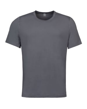 Camiseta Térmica de Manga Corta Transpirable para Hombre - Gris