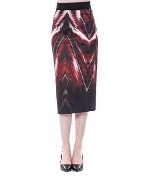 Falda de poliéster multicolor para mujer BYBLOS