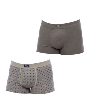 Pack 2 Boxers de tejido transpirable KLB2 hombre