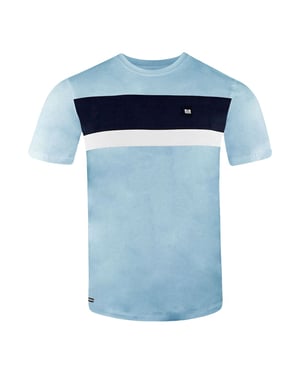Fin de semana de la manga corta de la manga corta Camiseta de crucigrama de la tripulación del cuello para hombre Wosts503