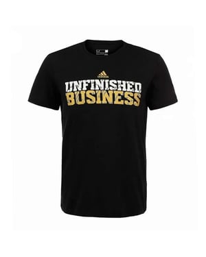 Adidas inacabada bussiness para hombre camiseta negra
