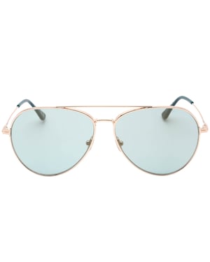 Tom Ford Ft0996 28X Gafas de sol en oro rosa brillante