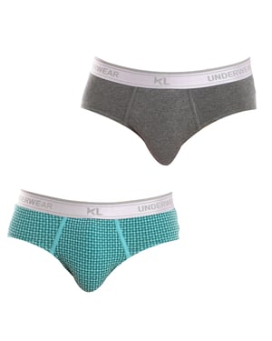 Pack-2 Slips Básicos tejido transpirable KL2014 hombre