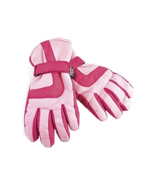 Thinsulate - Guantes térmicos de esquí para niños | Guantes impermeables para niñas - Rosa