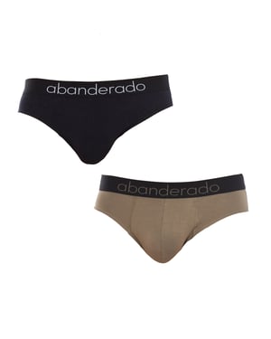 Pack-2 Calzoncillos Sensibles Frontales Anatómicos de Bambú A0C7L para Hombres