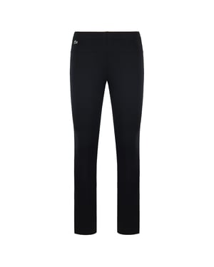 Pantalones de vía negra de Lacoste Stretch Sport Womens