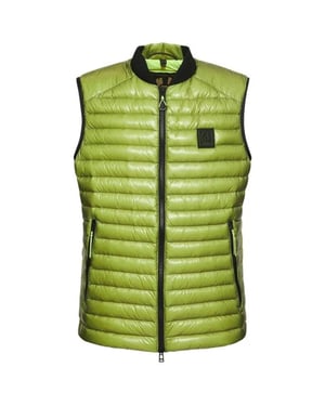 Belstaff Airframe chaqueta con relleno de plumon brillante amarillo neon brillante