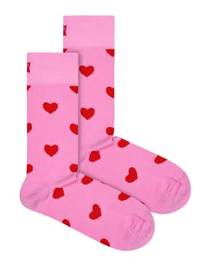 Happy Socks - Calcetines Diseño Corazón - Gran Regalo - Corazón