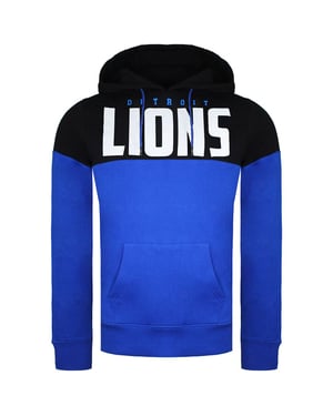 Sudadera con capucha Fanatics NFL Detroit Lions Pannelled para hombre