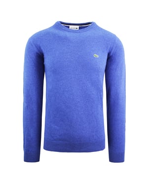 Suéter azul de hombre de jersey lacoste