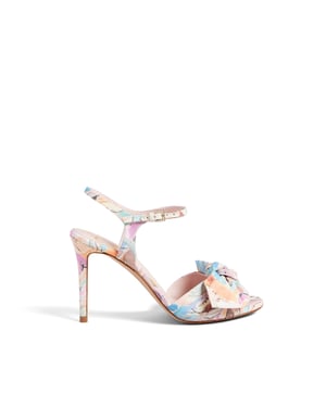 Ted Baker Nestar 95Mm Tacón Estilleto Lazo Art Print, Multicolor
