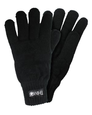 Guantes de señora de dedos enteros con forro Thinsulate - Negro