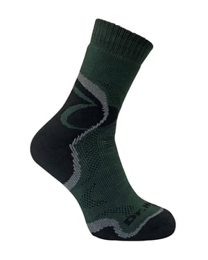 Dr Hunter - Calcetines térmicos de lana merino para hombre con suela acolchada y cálida