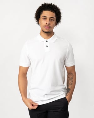 BOSS Orange Prime Camiseta Polo de Algodón Piqué para Hombre con Estampado de Logo NOS