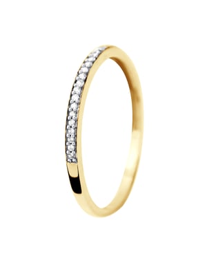 Alianza Joyería de diamante Fine 0,050 CTS Oro amarillo