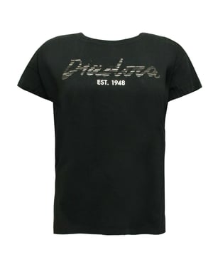 Diadora Sportswear Camiseta negra para mujer