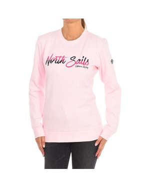 Sudadera de manga larga y cuello redondo 9024250 mujer