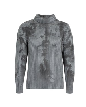 Takeshy Kurosawa Suéter Dolcevita del hombre Gris