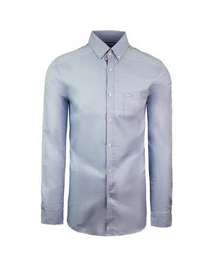 Camisa Lacoste Regular Fit Hombre Azul