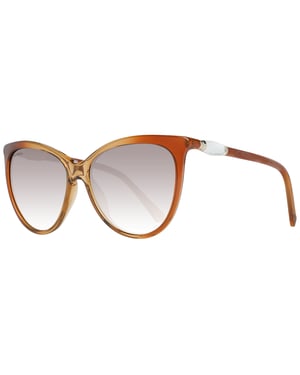 Gafas de sol Swarovski Cat Eye Ladies marrón claro transparente degradado