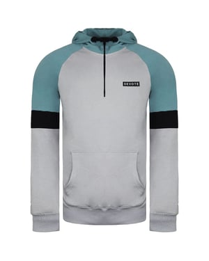 Devote London Drew para hombre Gray/Teale Soodie