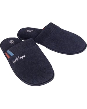 Penguin Bedfordshire Blue Mens Slippers