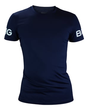 Björn Borg - Camiseta de manga corta de alto rendimiento para hombre - Azul marino