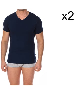 Pack-2 Camisetas Essential manga corta BKK1UTS02BI hombre