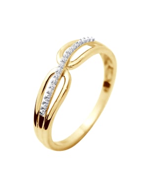 Wave Alliance Diamonds 0.030 CTS Oro blanco