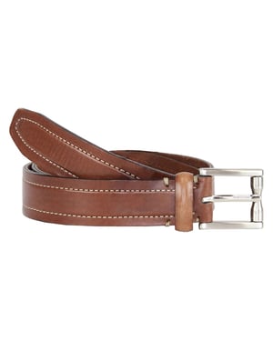 Cole Haan 30 mm Cinturón de intercambio de marrón oscuro para hombres