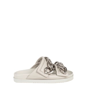 Patrizia Pepe Pantuflas Mujer Gris