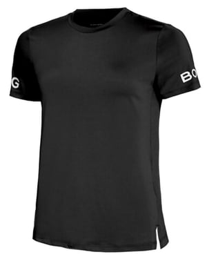 Björn Borg - Camiseta de manga corta Ladies Classic Training - Negra