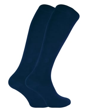 Sock Snob - Lote de 2 calcetines de bambú altos, transpirables y estampados para mujer