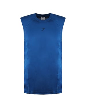 Aspecto de gimnasia Talla de tanque verde verde azulado para hombres