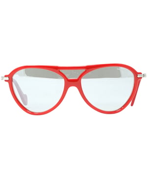 Moncler ML0054 67C OO Gafas de sol rojas