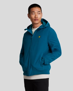Chaqueta Softshell de Forro Polar para Hombre en Color Marino