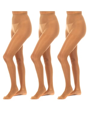 Pack-3 Panties Lycra de 15 Den DANAE15 mujer