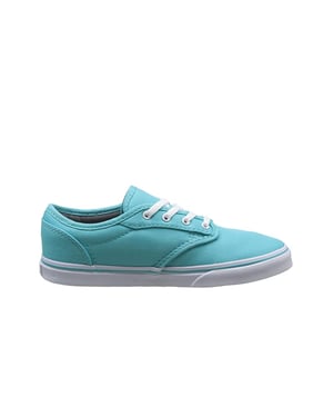Vans Atwood Low Lace-Up Blue Canvas Kids PLIMSOLLS SEGF8N