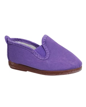 Estilo hilo dossy alparto slip on plimsolls zapatos 50055 púrpura