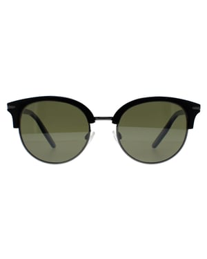 Serengeti Redondo Mujer Brillante Negro Gunmetal Oscuro Mineral Polarizado 555nm Verde Lela