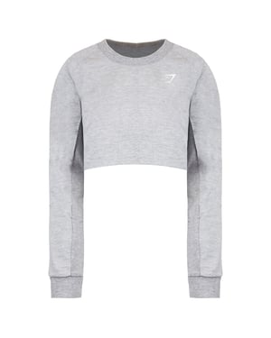 Gymshark Cortada de margas de margas grises para mujer