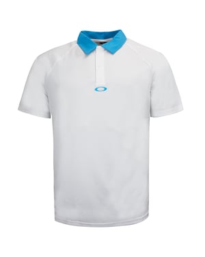 Oakley Raglan Polo Shirt White - Mens