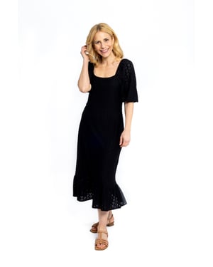 Vestido con lazo Belle Broderie