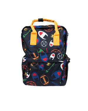 Champion Mochila de mujer negro, amarillo