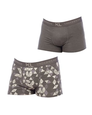 Pack 2 Boxers de tejido transpirable KLB2 hombre