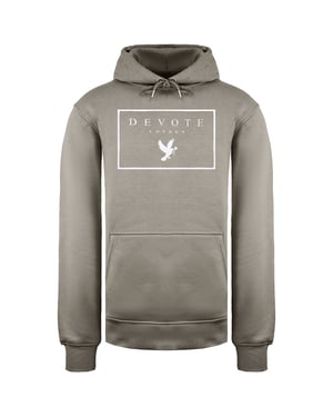 Devote London Dove Sudadera con capucha nude/blanca para hombre